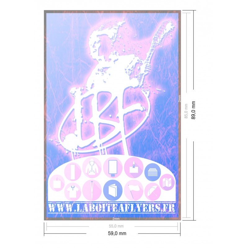 SIGEL Lp850 Lot de 100 Cartes de Visite Imprimables, 3C, Impression Recto  Verso, 8,5 X 5,5 cm, 225 G : : Fournitures de bureau