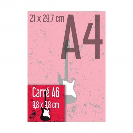Carré A6 (10,5 x 10,5 cm)