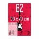 B2 (50  X 70cm)