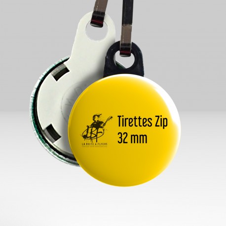 Tirette zip 32mm