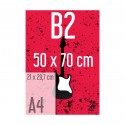 Affiche B2 (50  X 70cm)