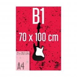 Affiche B1 (70  X 100cm)