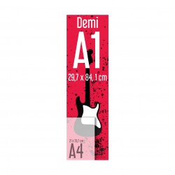 Affiche Demi A1 (29,7  X 84,1cm)