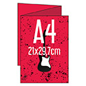 A4 (21 X 29,7cm)